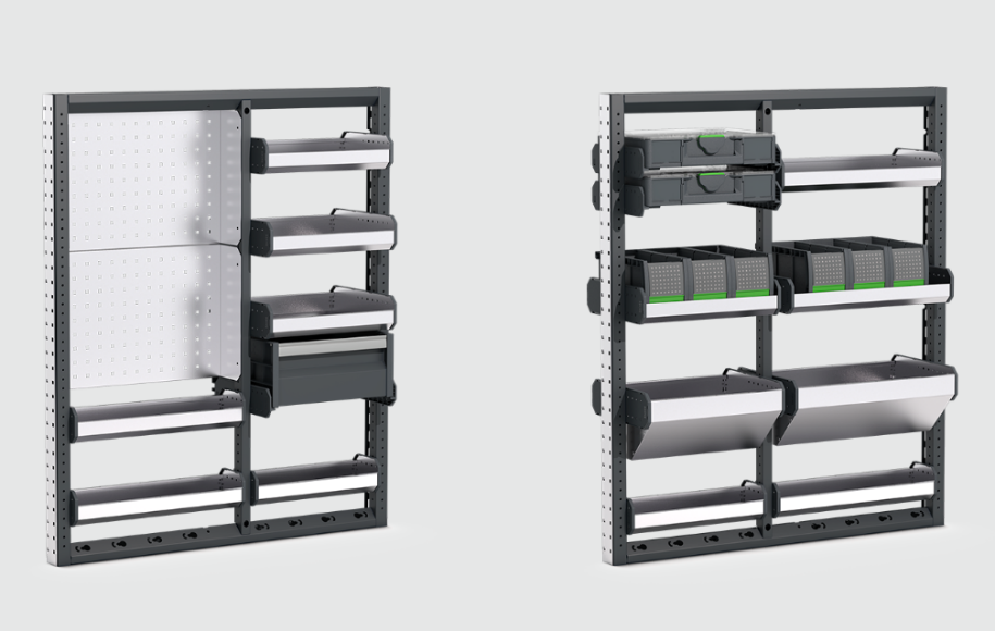 Why choose Modular van racking and Shelving? bott Smartvan
