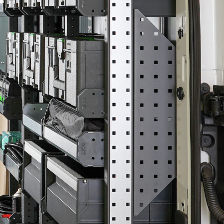 Small van frame rear perfo panel