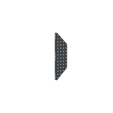 Large van frame rear perfo panel