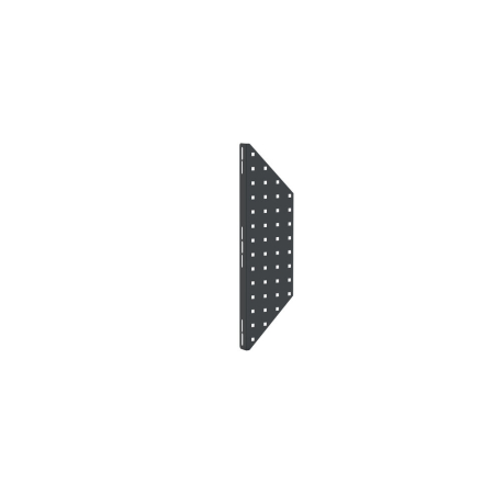 Large van frame rear perfo panel