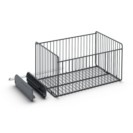 530W Sliding Wire Basket with runner kit