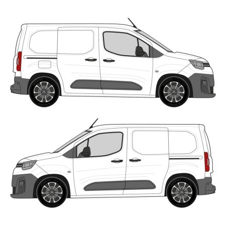 Berlingo (2018 - ) L1, Dual Sliding Door 