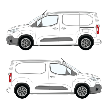 Doblo (2022 - )  L1, Nearside Sliding Door 