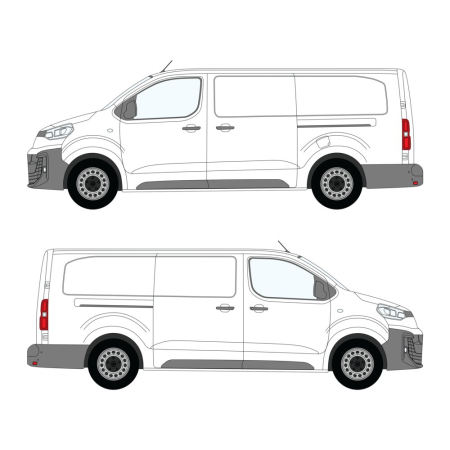 Scudo (2021 - ) Long, Dual Sliding Door 