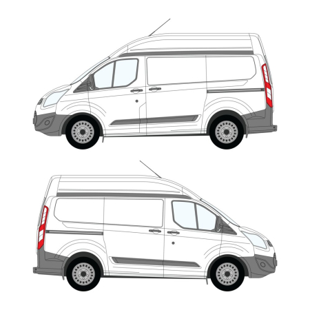 Transit Custom (2012 - ) L1H2 Dual Sliding Doors