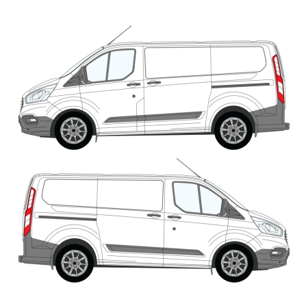 Transit Custom (2012 - 2023) L1H1 Dual Sliding Door