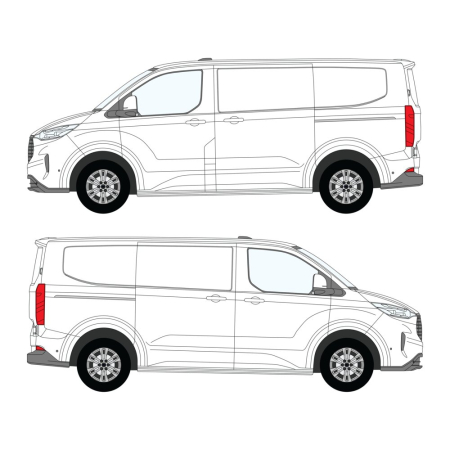 Transit Custom (2024 - ) L1H1, Dual Sliding Doors