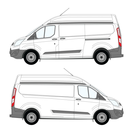 Transit Custom (2012 - ) L2H2 Nearside Sliding Door