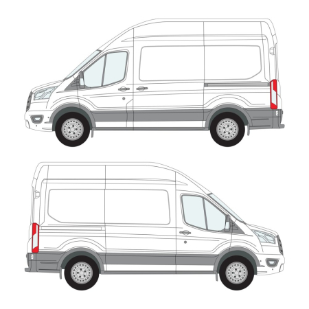 Transit (2014 - ) L2H3, FWD, Nearside Sliding Door 