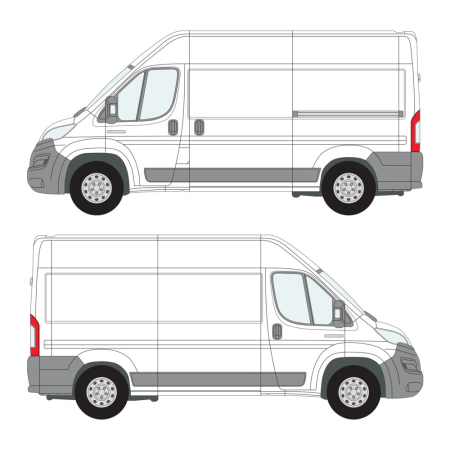 Boxer (2006 - ) L2H2, Nearside Sliding Door 