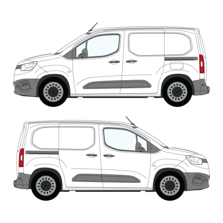 Proace City (2020 - ) L1, Dual Sliding Door