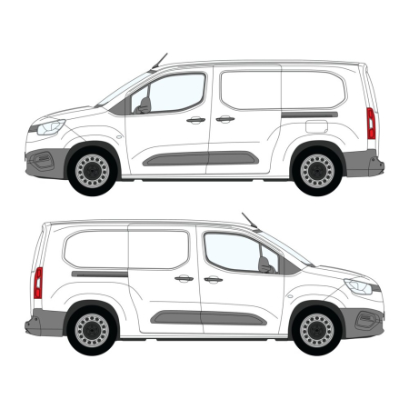 Proace City (2020 - ) L2, Dual Sliding Door 