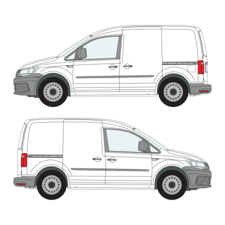 Caddy (2005 - 2021) L1, Dual Sliding Door 