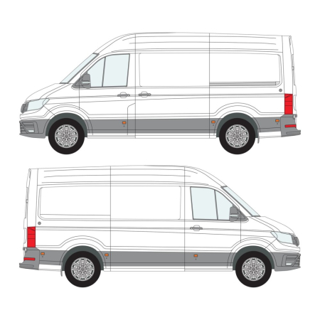 Crafter (2017-) L3H3, Medium WB, High Roof, RWD / 4Motion, Nearside Sliding Door