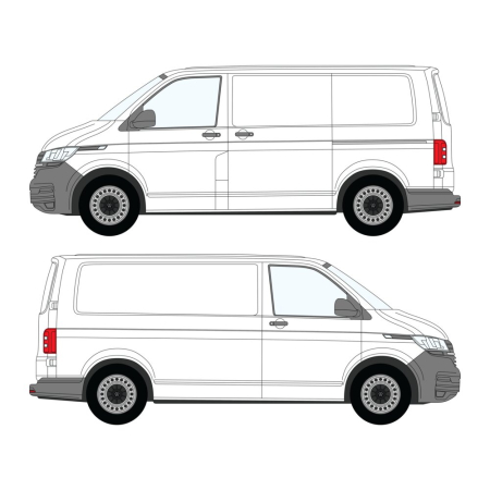 Transporter T5/6 (2003 - 2024) L1H1, Nearside Sliding Door