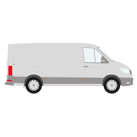 TGE (2018 - ) Panel Van, L3H3 (MWB), Length: 5986mm, FWD, Sliding Door Left