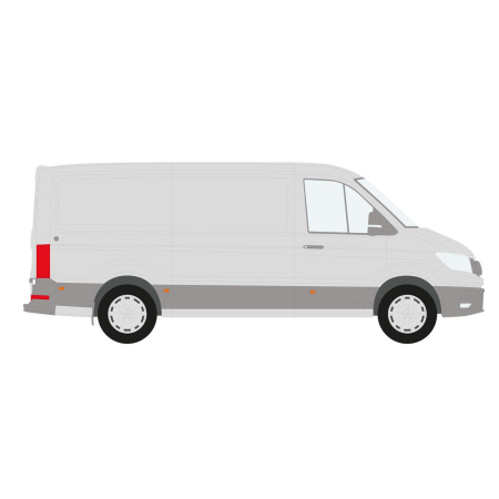 Crafter (2017 - ) MK2 Van, MWB High Roof (L3H3), L=5986mm, RWD, Sliding Door Left 