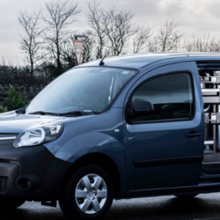 Configure custom van racking for your electric vehicle