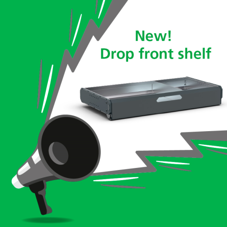 Introducing the Drop Front Shelf: Upgrade Your Van Racking