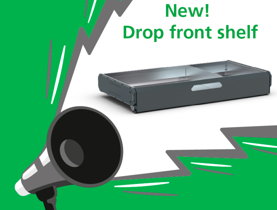Introducing the Drop Front Shelf: Upgrade Your Van Racking